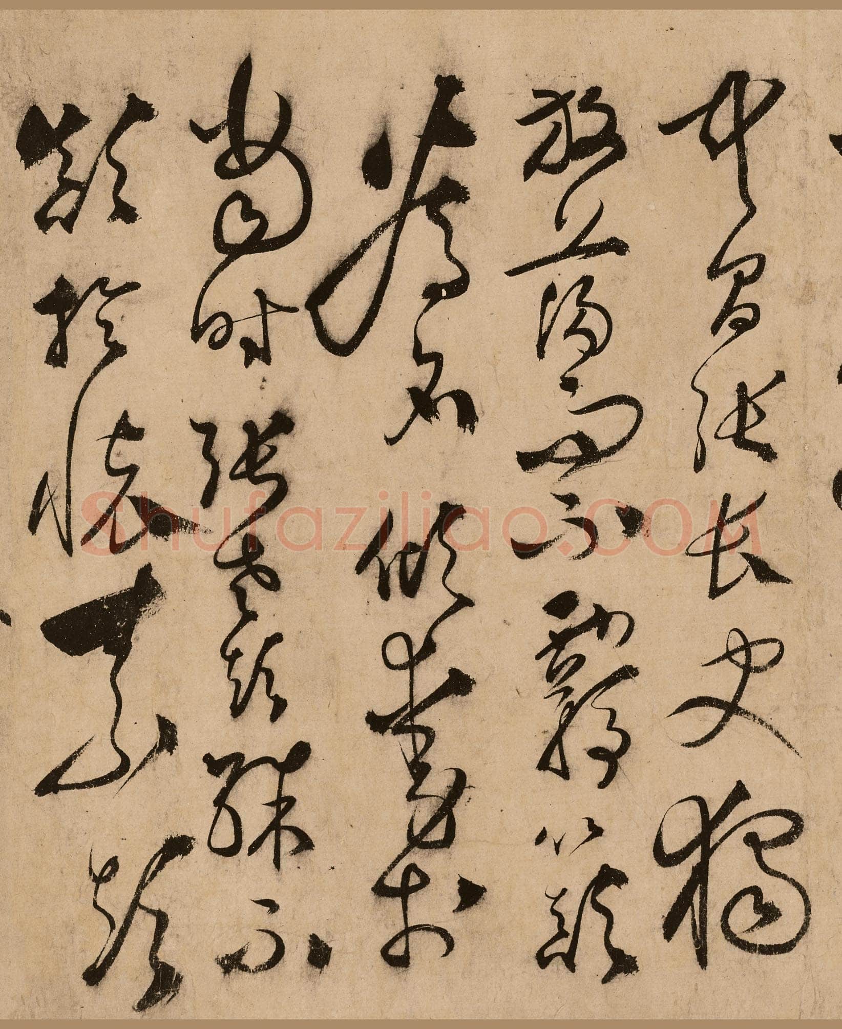 张弼《狂草任华怀素上人草书歌》(传)纸本 31.5×526cm