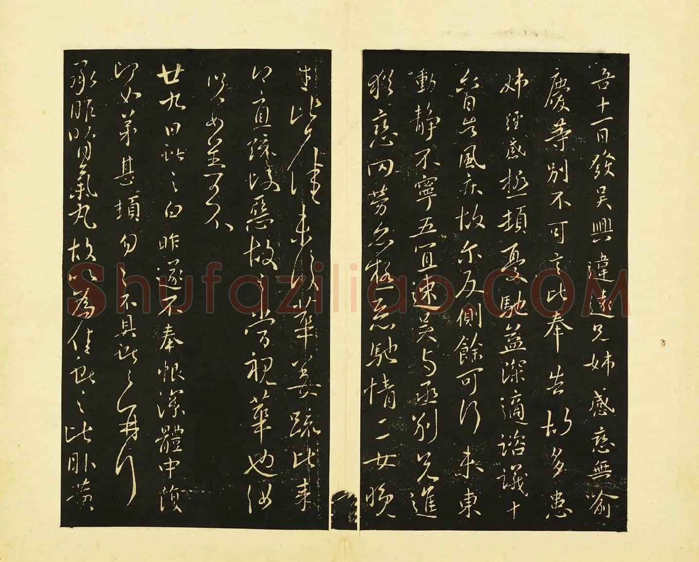 王献之行草《发吴兴帖》《廿九日帖》
