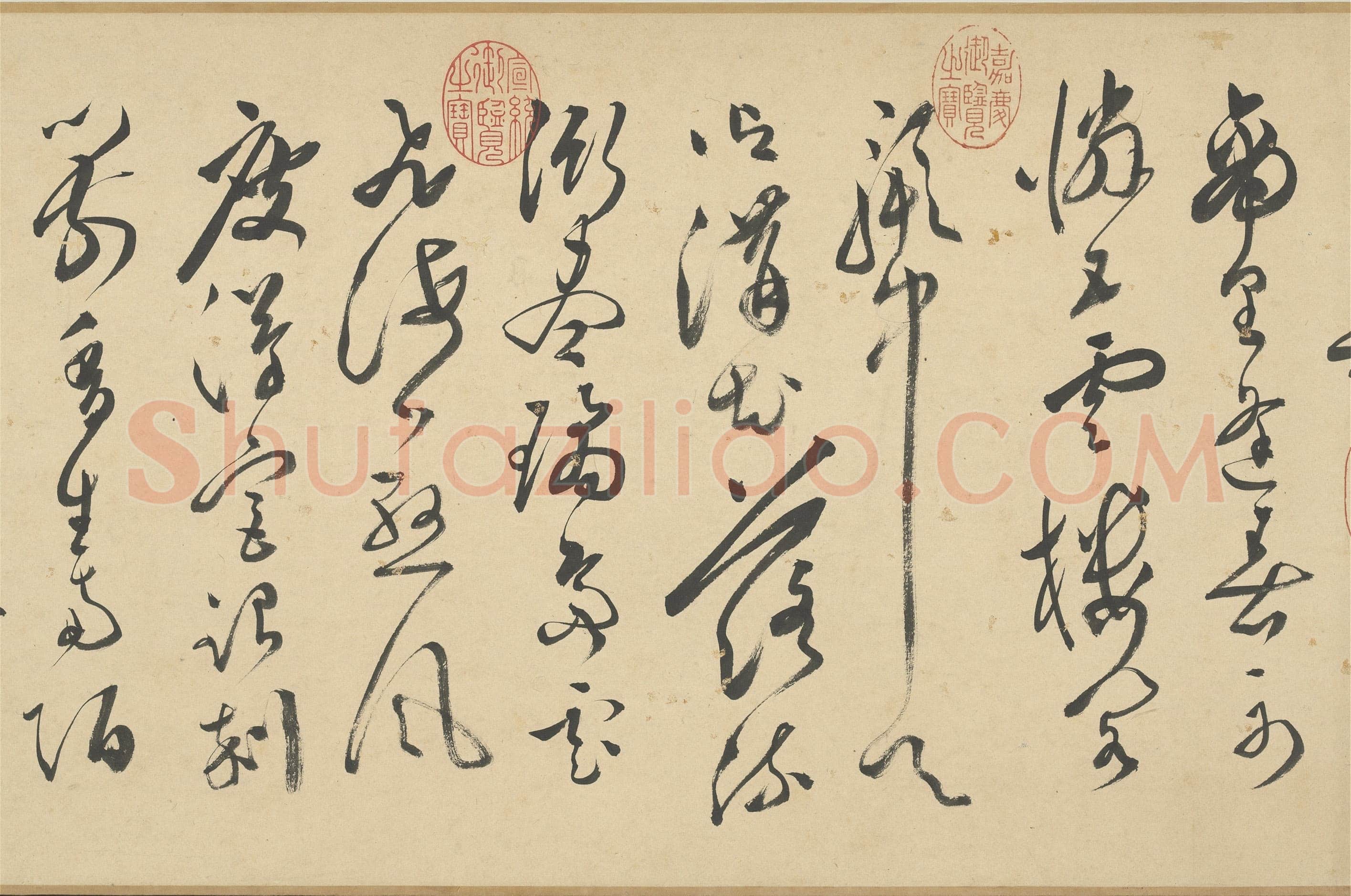 文彭《草书春兴等七言律诗卷》纸本 30×662.8cm 1570年 台北故宫博物院藏
