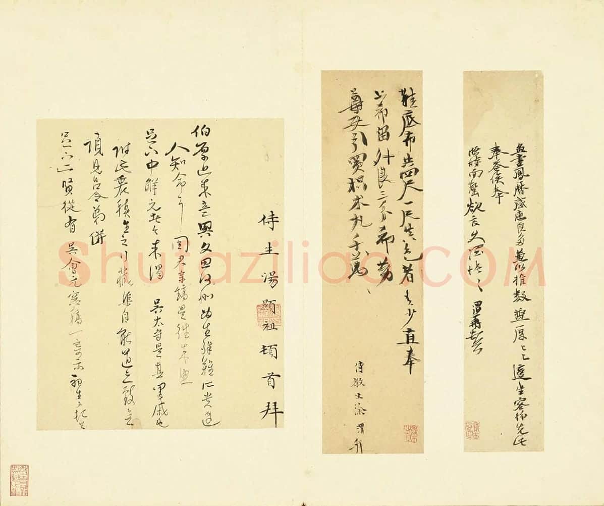 徐渭书法《草书尺牍》
