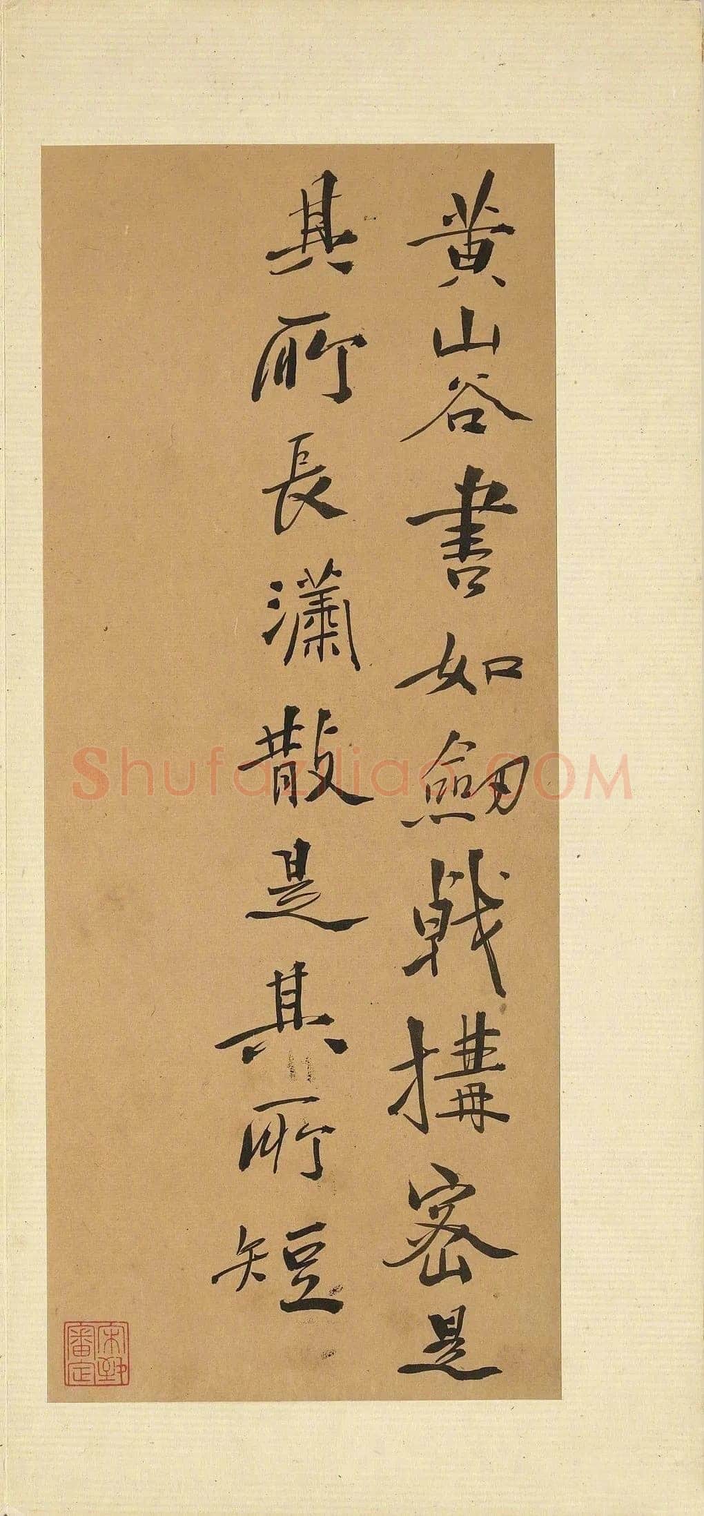 徐渭《诗帖并书评册》纸本 册(折装 · 方幅式)26.4×10.9 厘米 台北故宫博物院藏