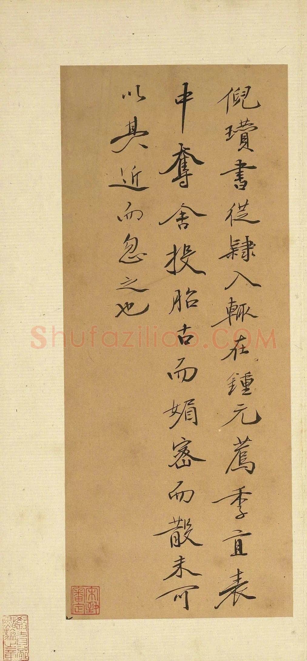 徐渭《诗帖并书评册》纸本 册(折装 · 方幅式)26.4×10.9 厘米 台北故宫博物院藏