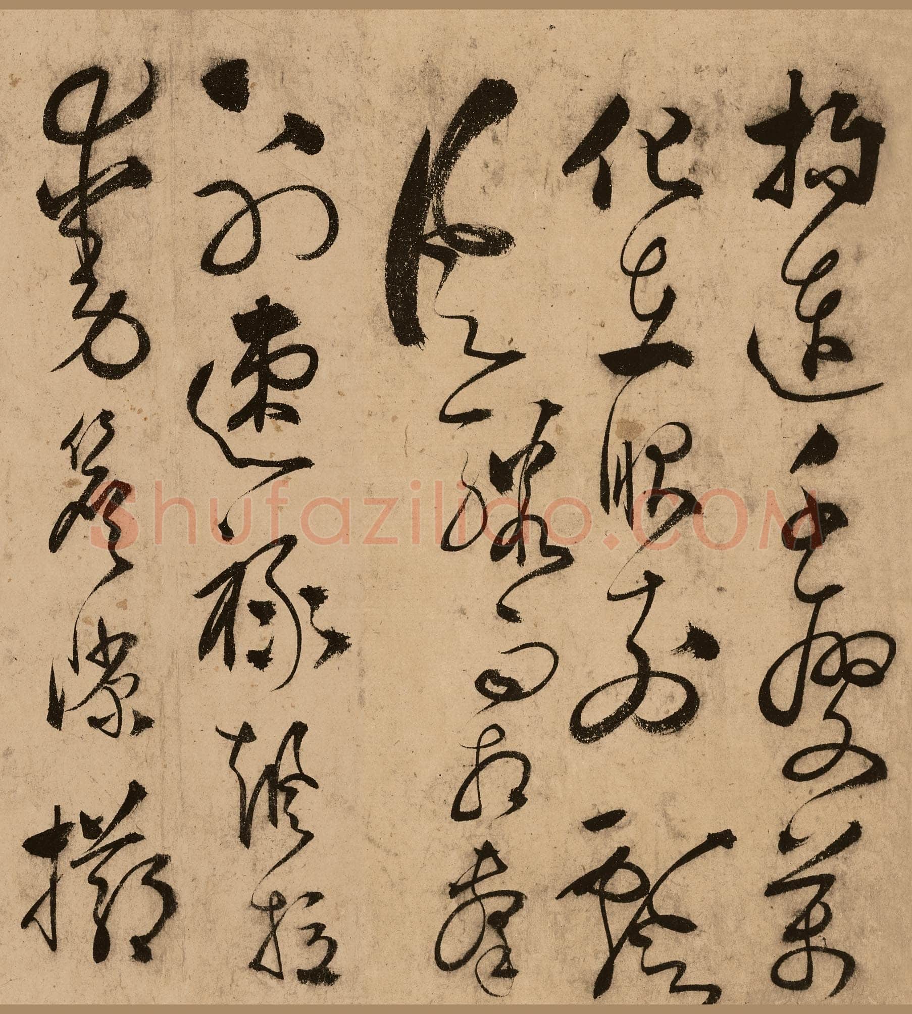 张弼《狂草任华怀素上人草书歌》(传)纸本 31.5×526cm