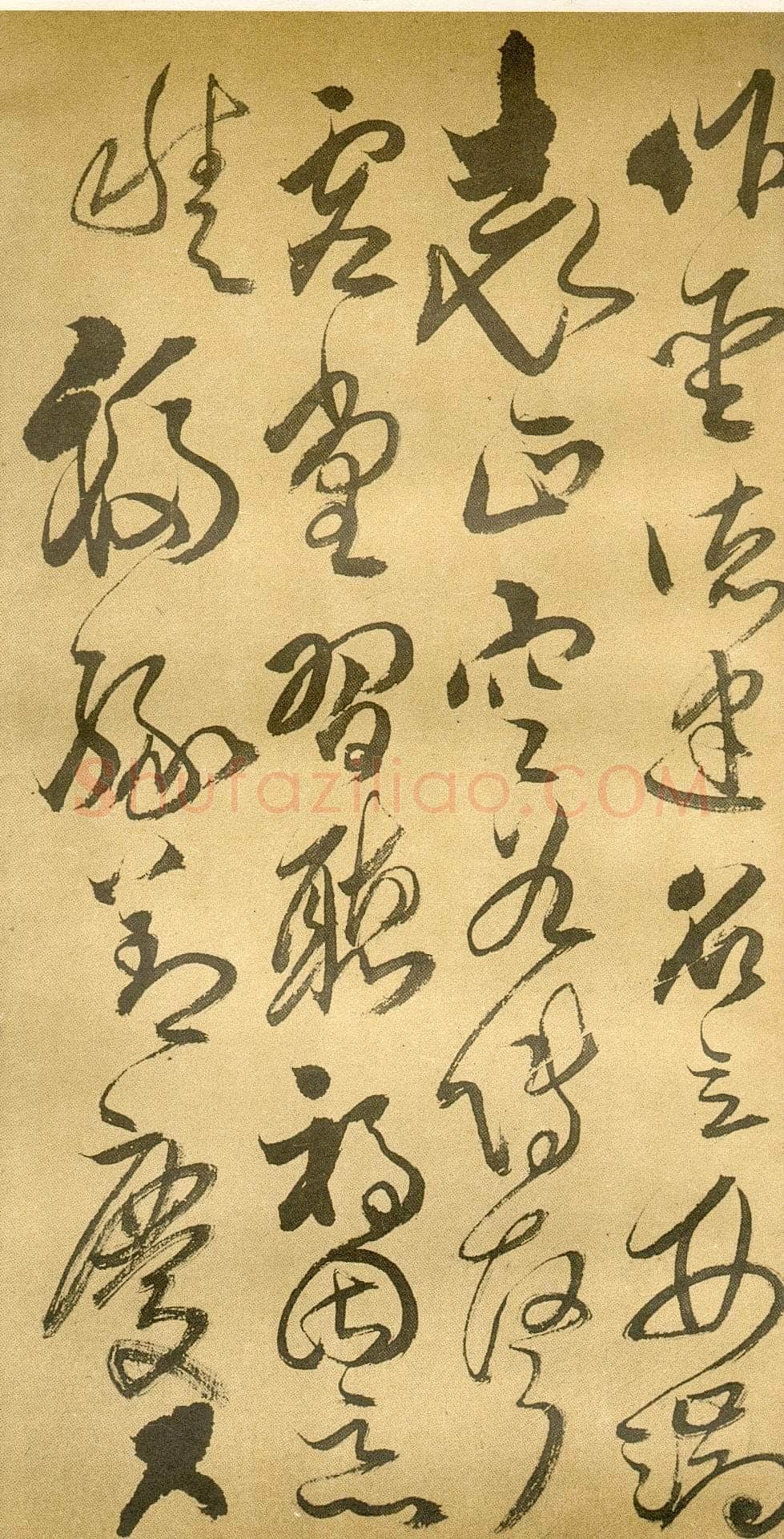 傅山《草书千字文》册 共12页 纸本 24.5×13cm 山西省博物院藏