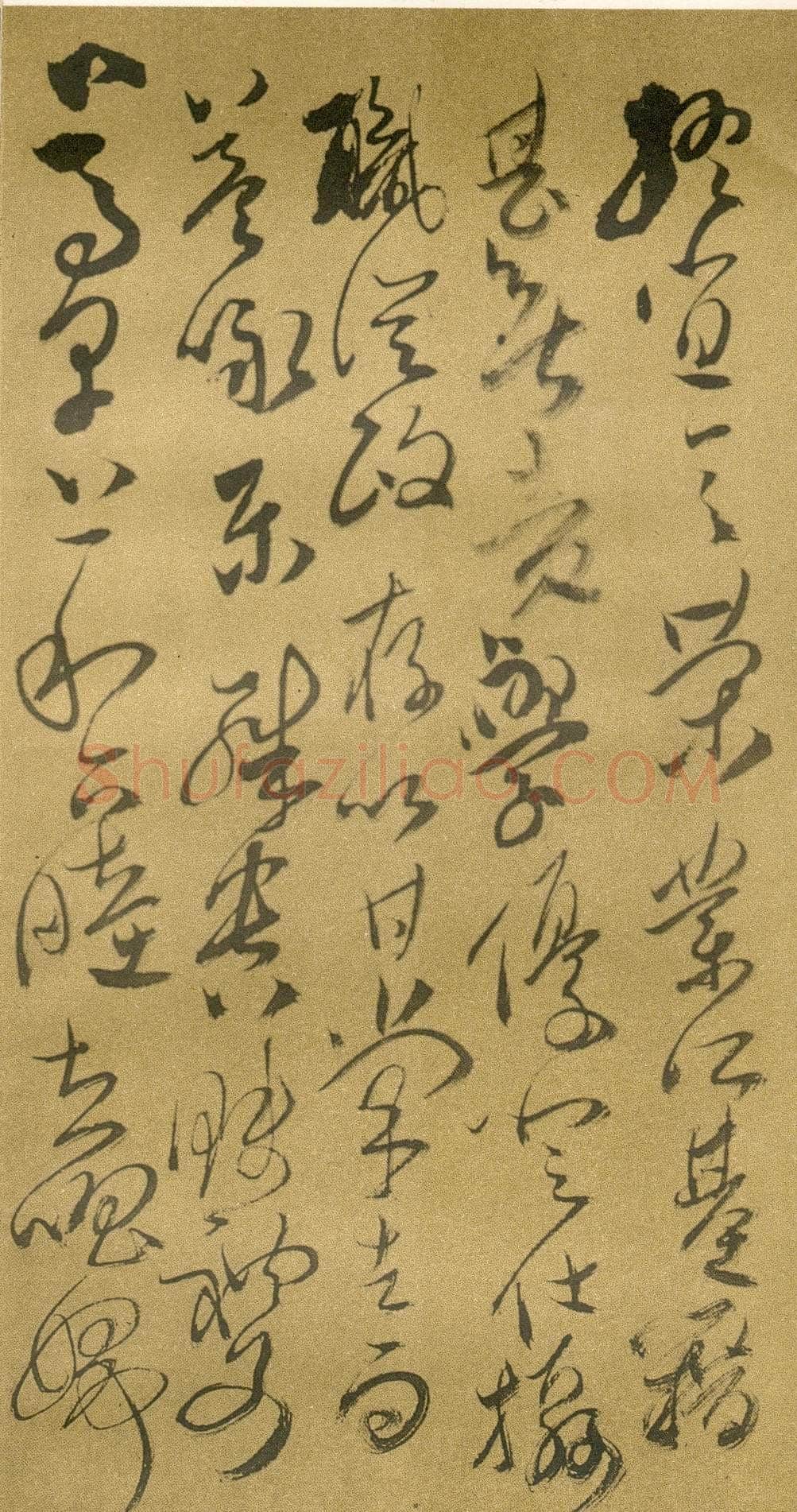 傅山《草书千字文》册 共12页 纸本 24.5×13cm 山西省博物院藏
