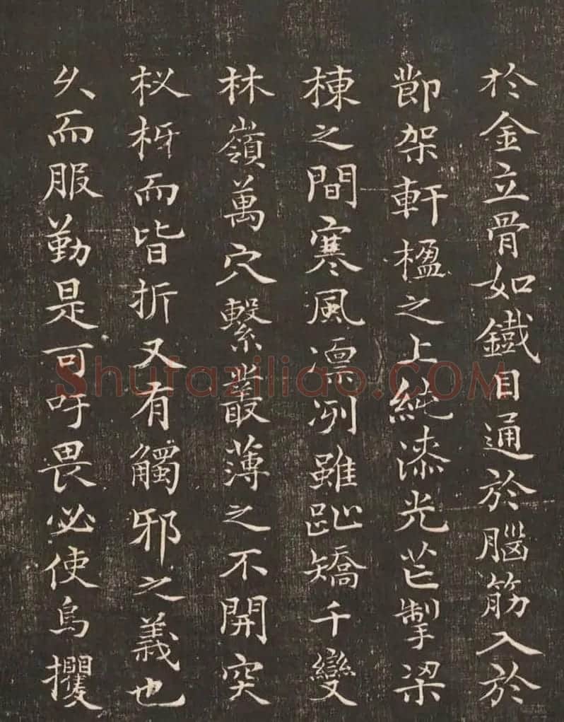 祝允明50岁小楷《雕赋并表》 | 书法碑帖