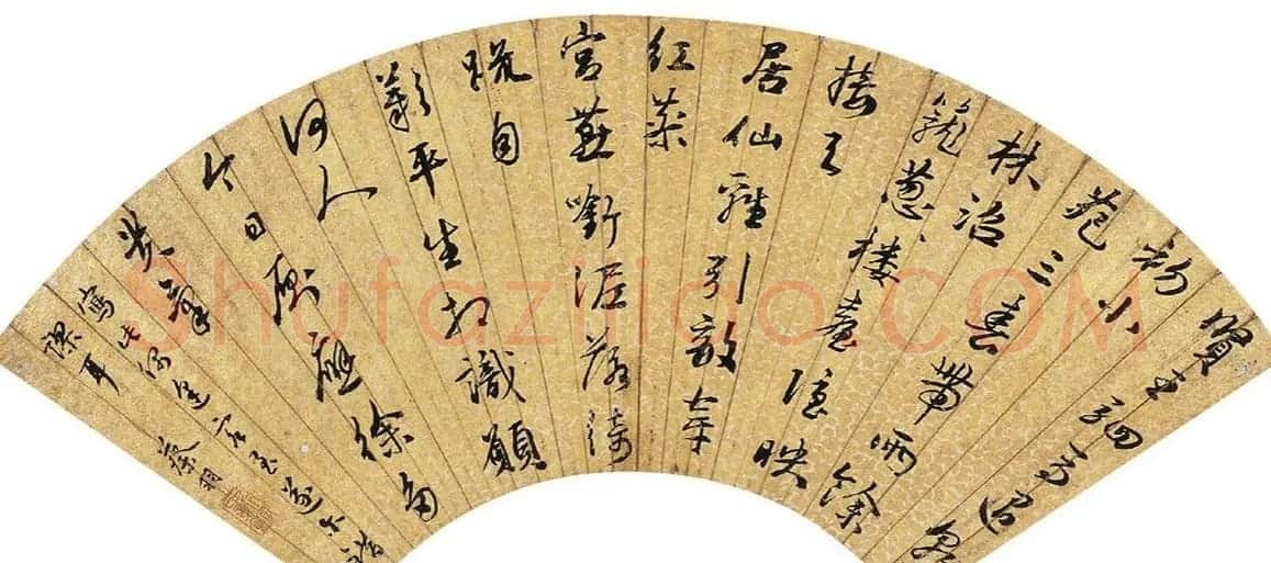 明代蔡羽书法扇面作品专辑 | 名家书法作品赏析