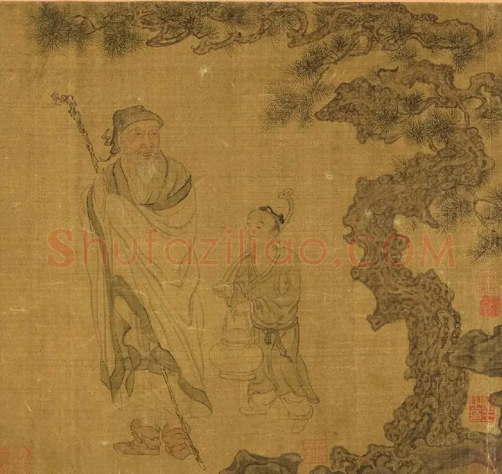 赵孟頫(款)临黄庭经附绘王羲之像卷 | 书法作品精选