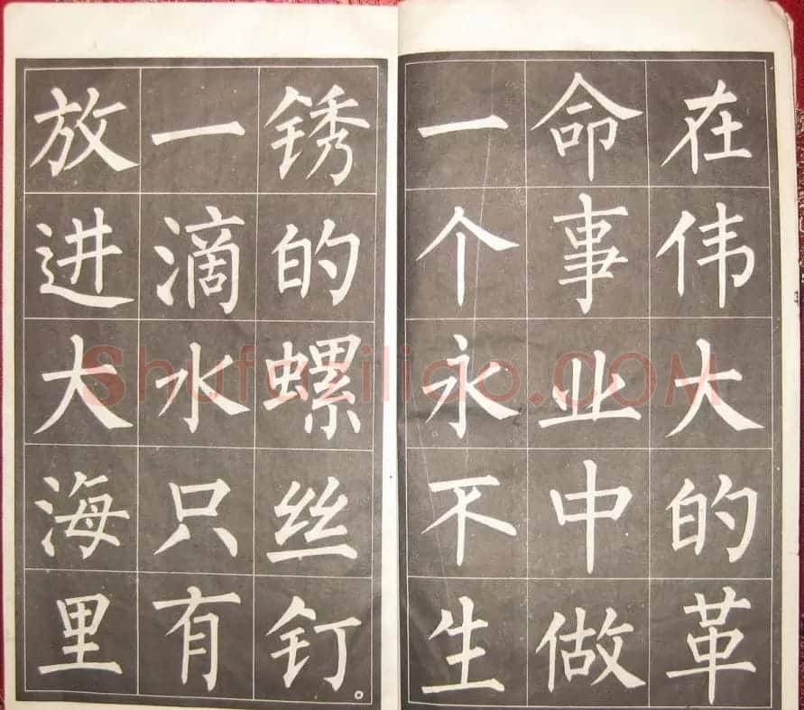 柳体大楷字帖欣赏《雷锋日記》附笔法图 | 软笔楷书字帖