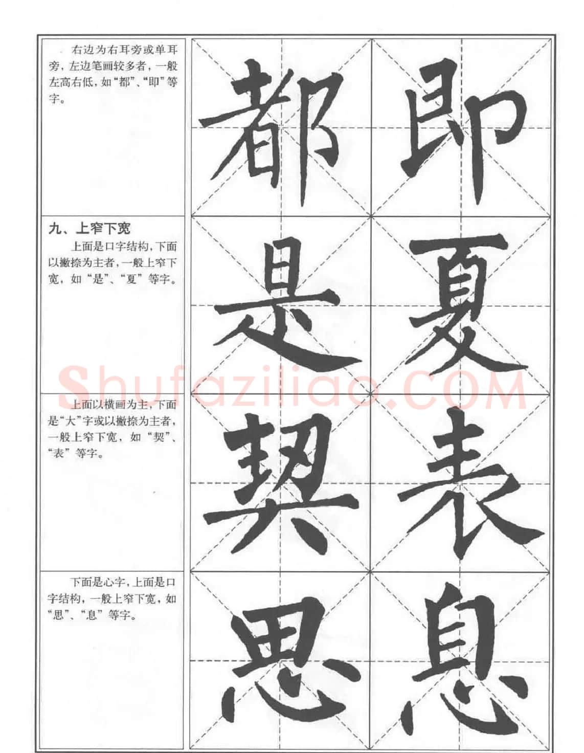 书法教程《柳公权楷书习字帖》 | 毛笔楷书字帖