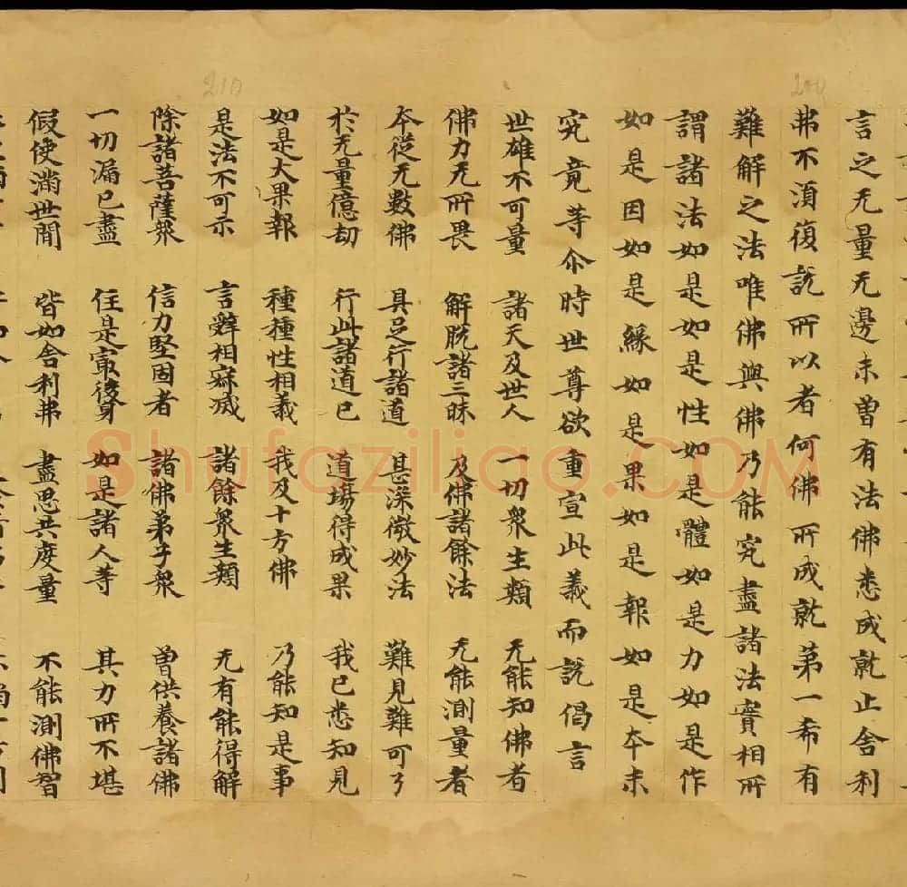 敦煌文献欣赏《妙法莲华经卷第一》俄罗斯科学院藏品 | 敦煌写经鉴赏
