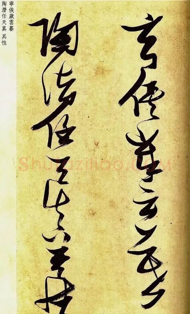 《明张瑞图草书偶然作》册页欣赏 | 毛笔草书字帖