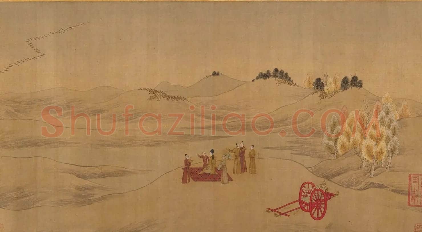 宋人字画：楷书胡笳十八拍+文姬归汉图 | 传世书法作品鉴赏