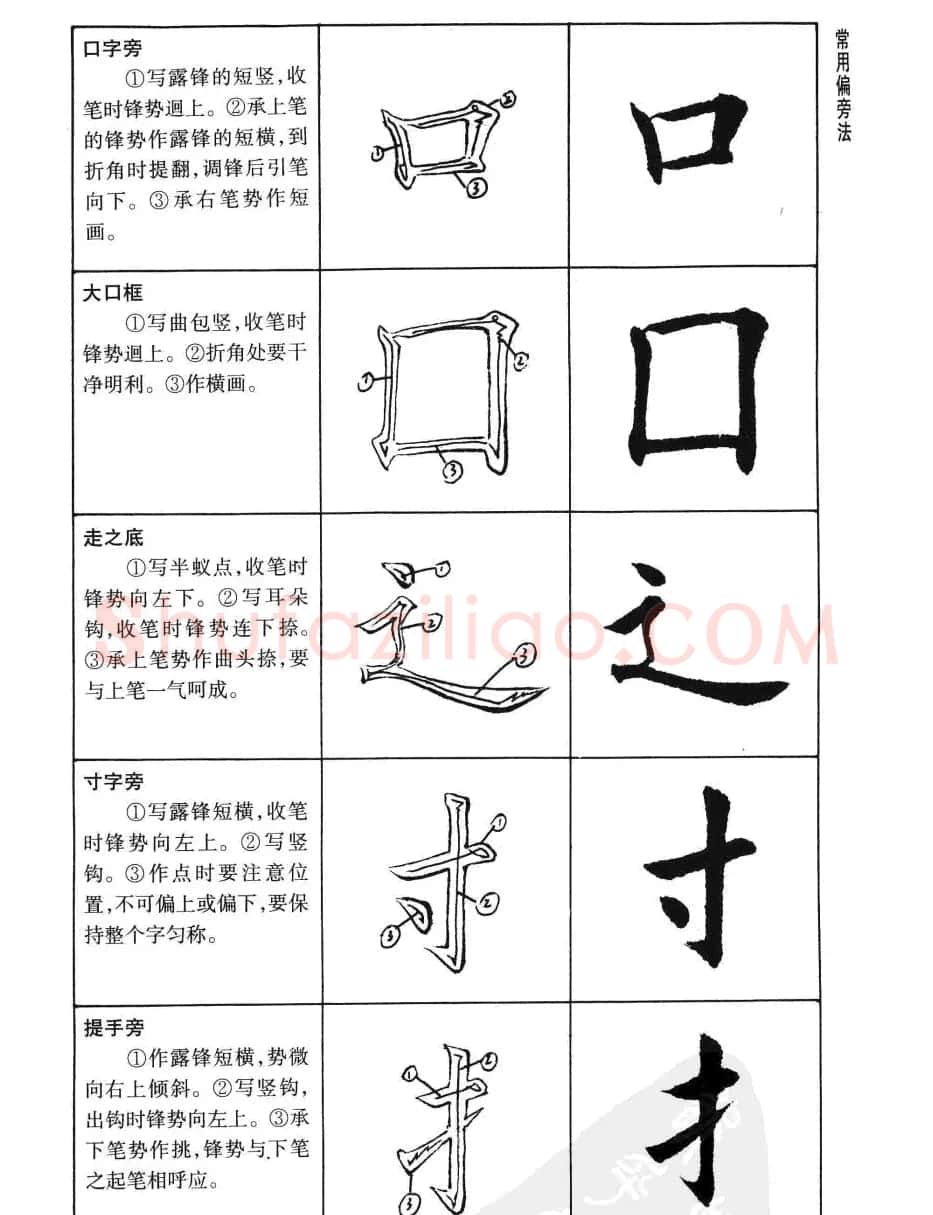 刘小晴书法字帖欣赏《简体楷书书写秘诀》 | 毛笔楷书字帖