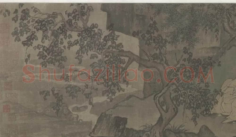 南宋画家李唐《采薇图卷》故宫博物院藏 | 传世书法作品精选
