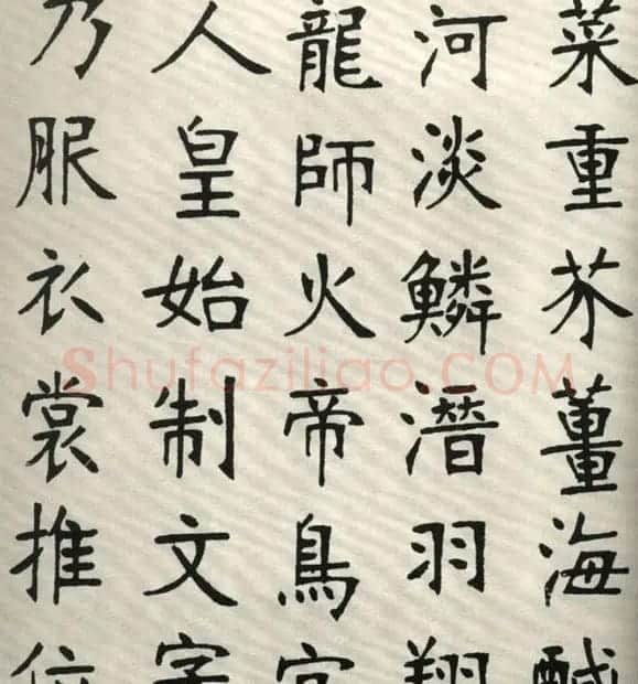 张裕钊楷书字帖欣赏《千字文》 | 软笔楷书字帖