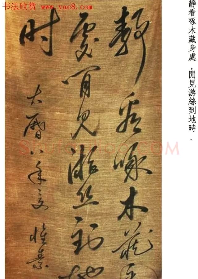 唐代醉僧怀素书法墨迹25帖 | 软笔书法作品