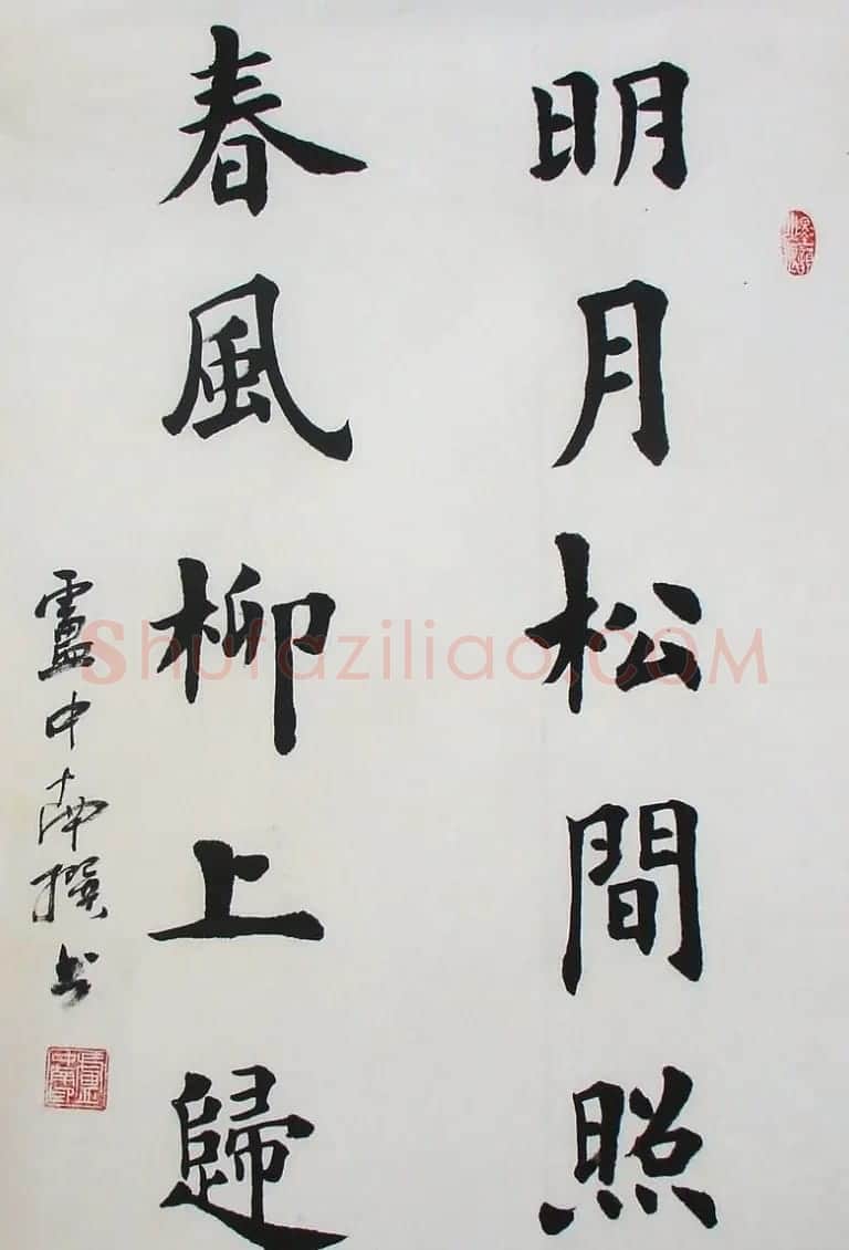 卢中南毛笔书法作品欣赏 | 软笔书法作品
