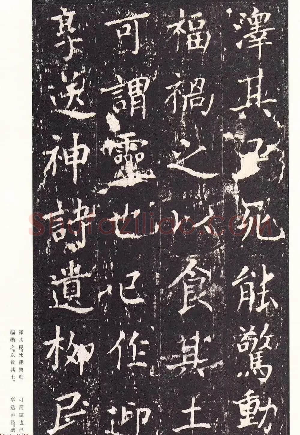 唐代书法家沈传师楷书《宋拓柳州罗池庙碑》二玄社原色法帖 | 书法碑帖