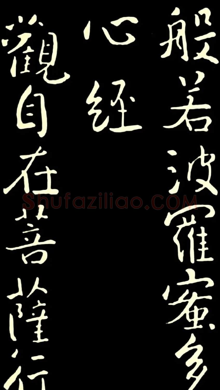 池无名书法《大雅行书般若心经》 | 书法心经全文