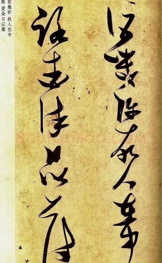 《明张瑞图草书偶然作》册页欣赏 | 毛笔草书字帖