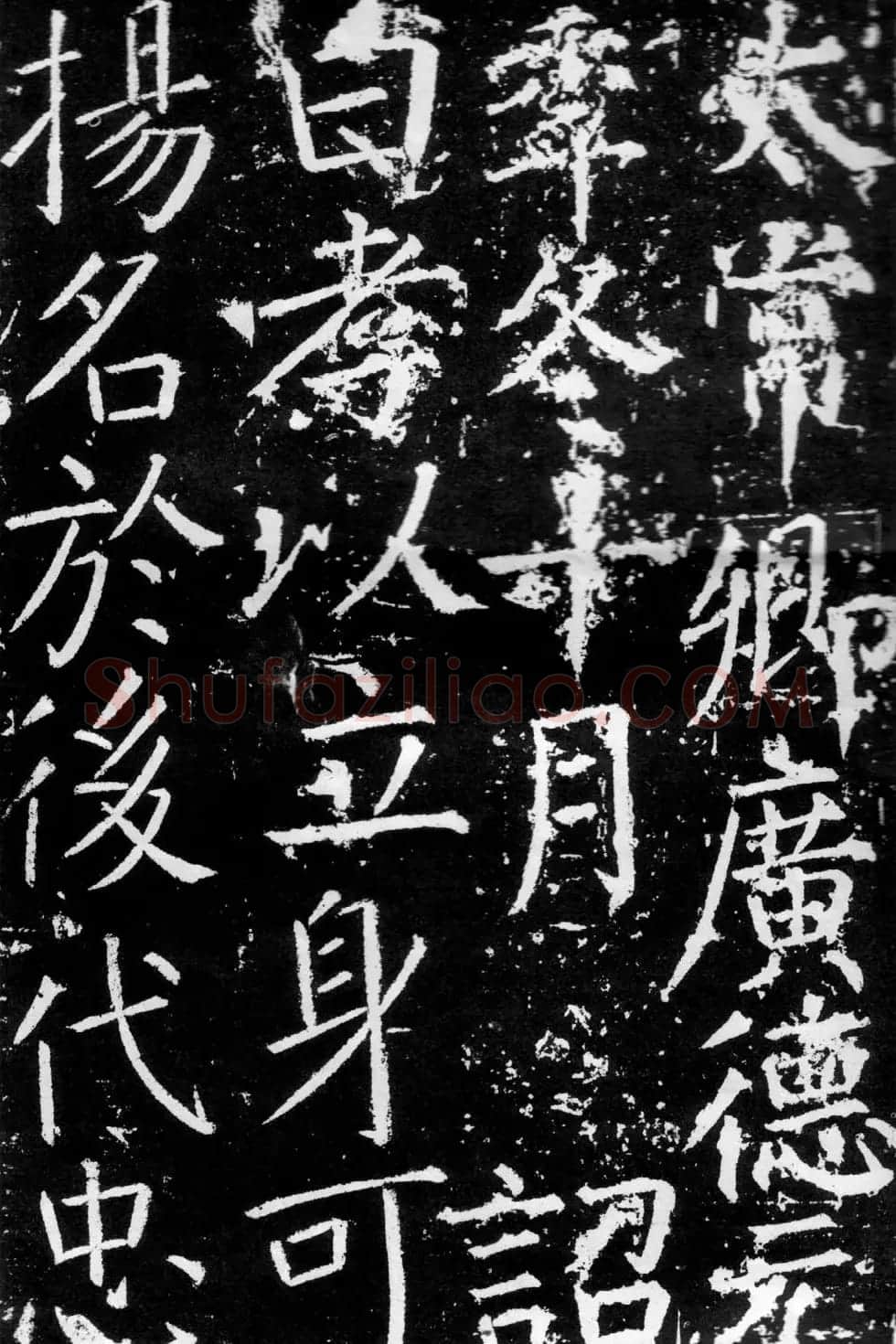 颜真卿楷书《臧怀恪碑》拓本 | 名家书法作品精选