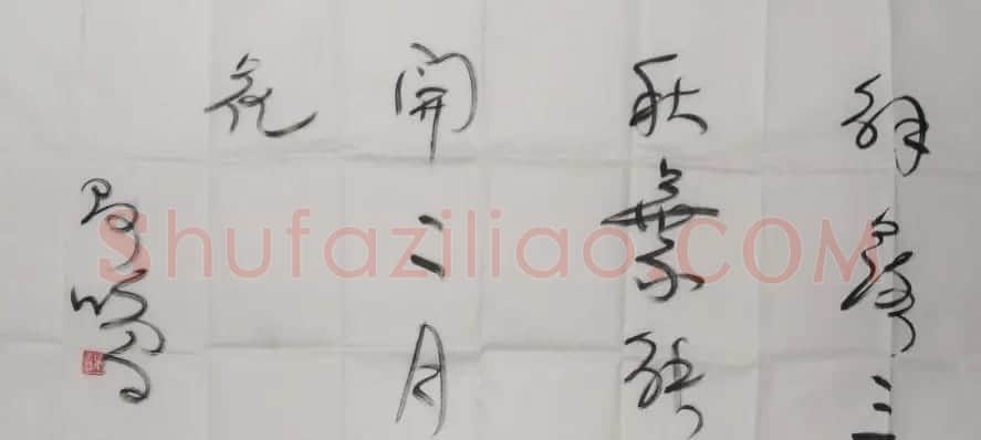 张鑫书法草书作品欣赏 | 书法作品鉴赏