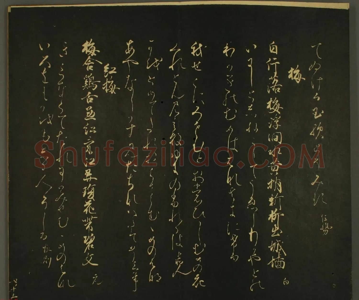 日本权中纳言伊房卿书法:世尊寺法书巻第四 | 书法名家作品鉴赏