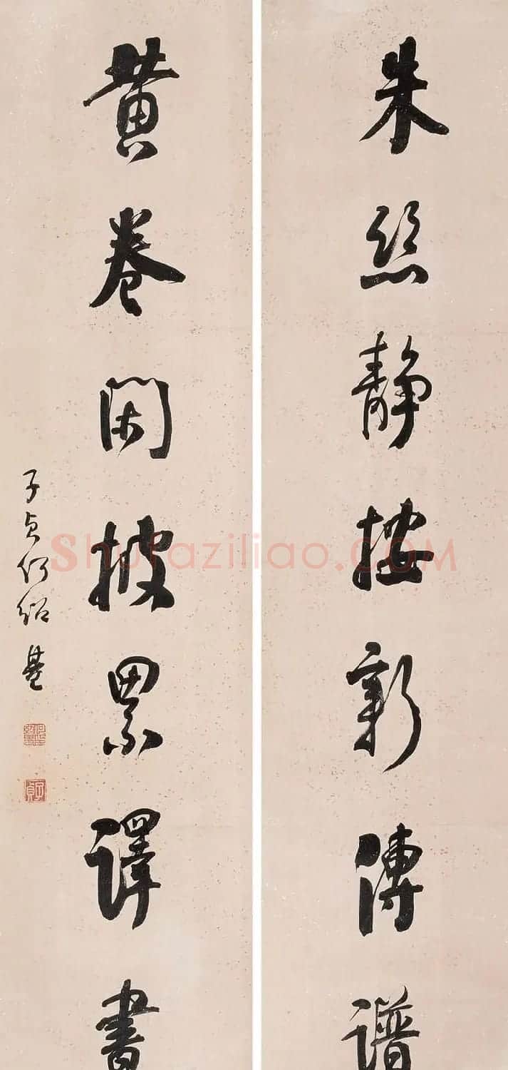 清代书法家何绍基书法对联欣赏 | 名家书法作品精选