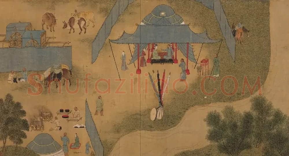 宋人字画：楷书胡笳十八拍+文姬归汉图 | 传世书法作品鉴赏
