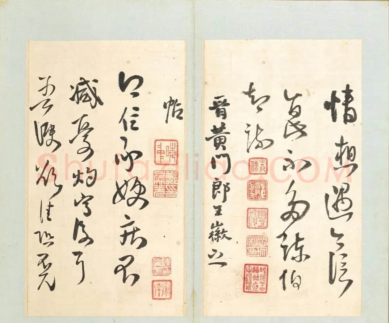 王铎临晋唐法帖册页 | 书法名家作品鉴赏
