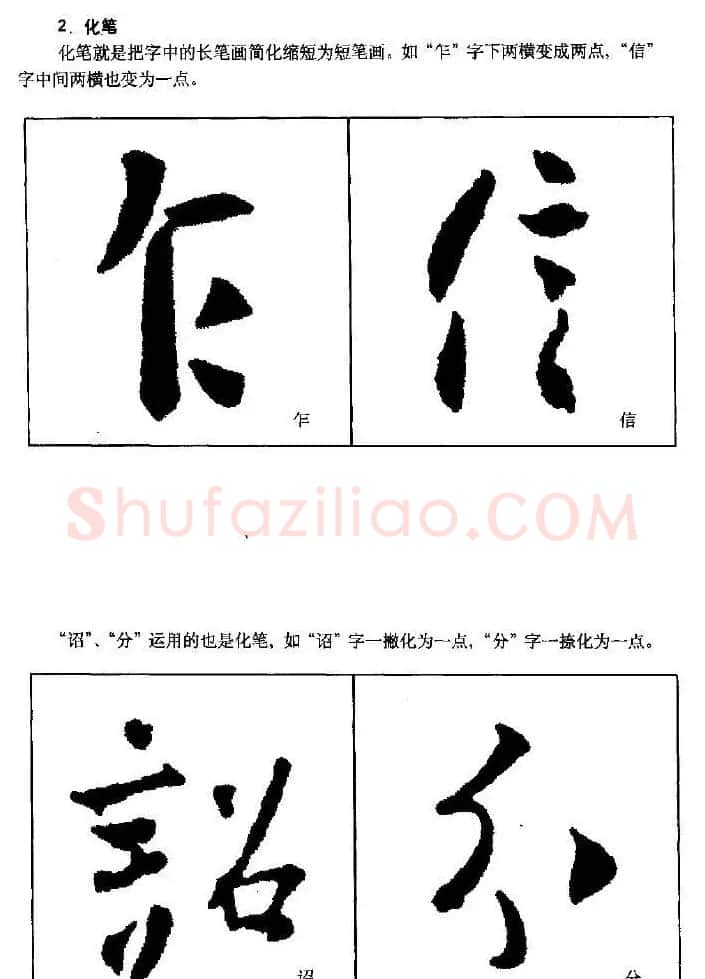 行书字帖下载《王羲之行书技法》 | 毛笔行书字帖