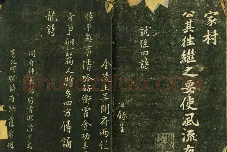 苏轼书法精品《三希堂法帖第十二册》 | 软笔书法作品
