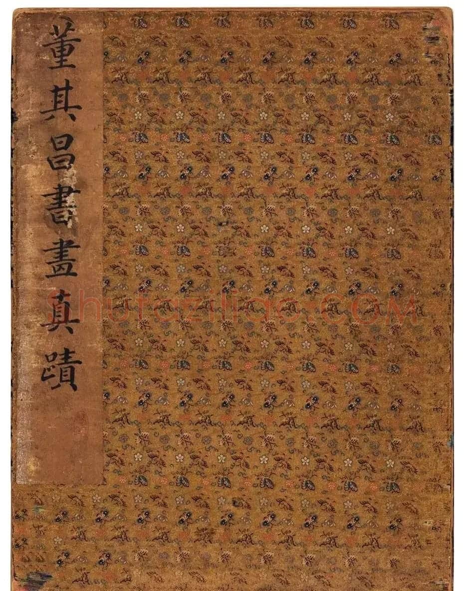 董其昌59岁书画合璧山水小景册页 | 传世书法作品鉴赏