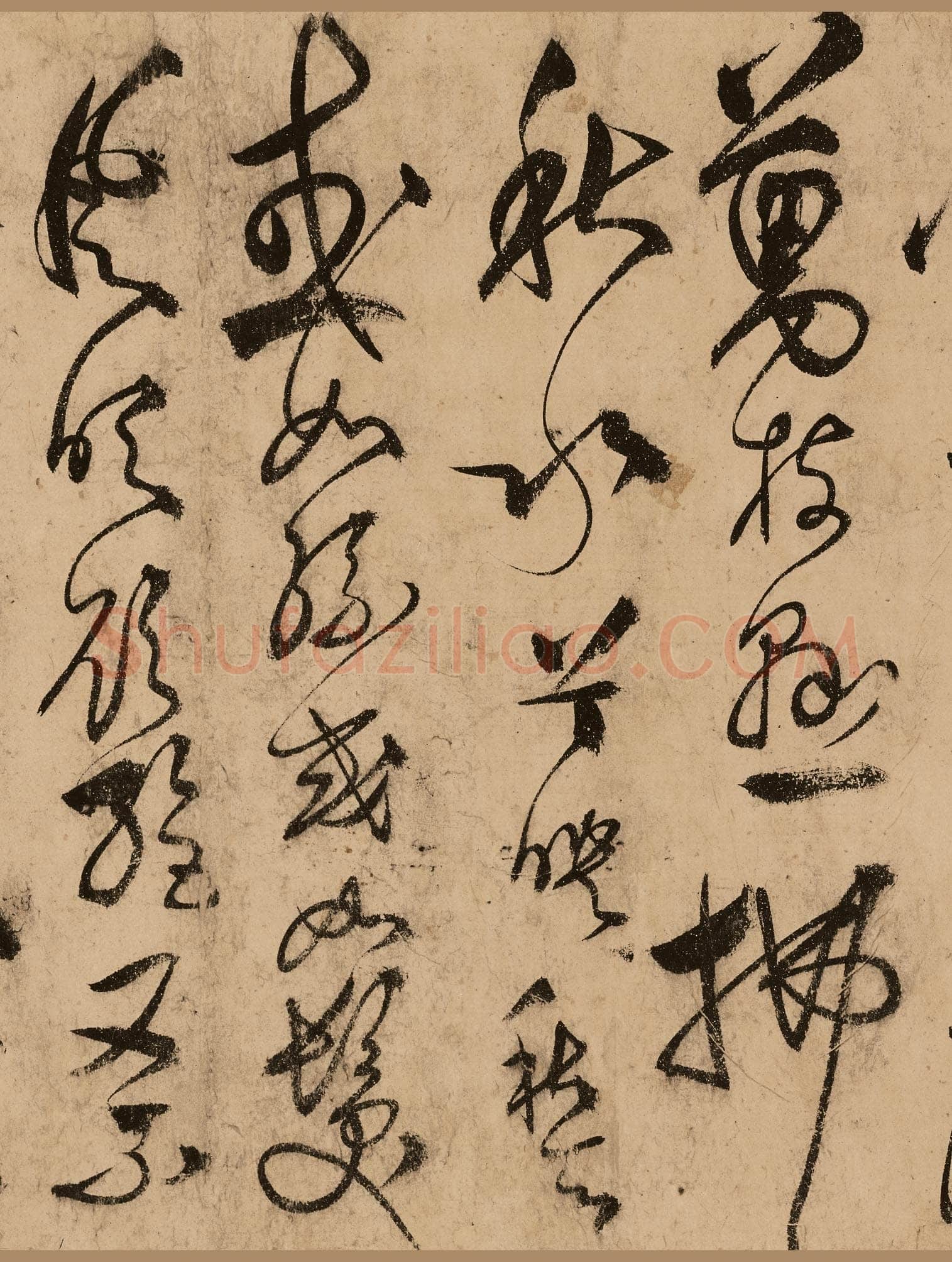 张弼《狂草任华怀素上人草书歌》(传)纸本 31.5×526cm