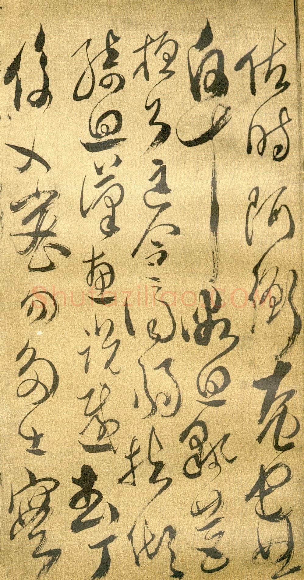 傅山《草书千字文》册 共12页 纸本 24.5×13cm 山西省博物院藏