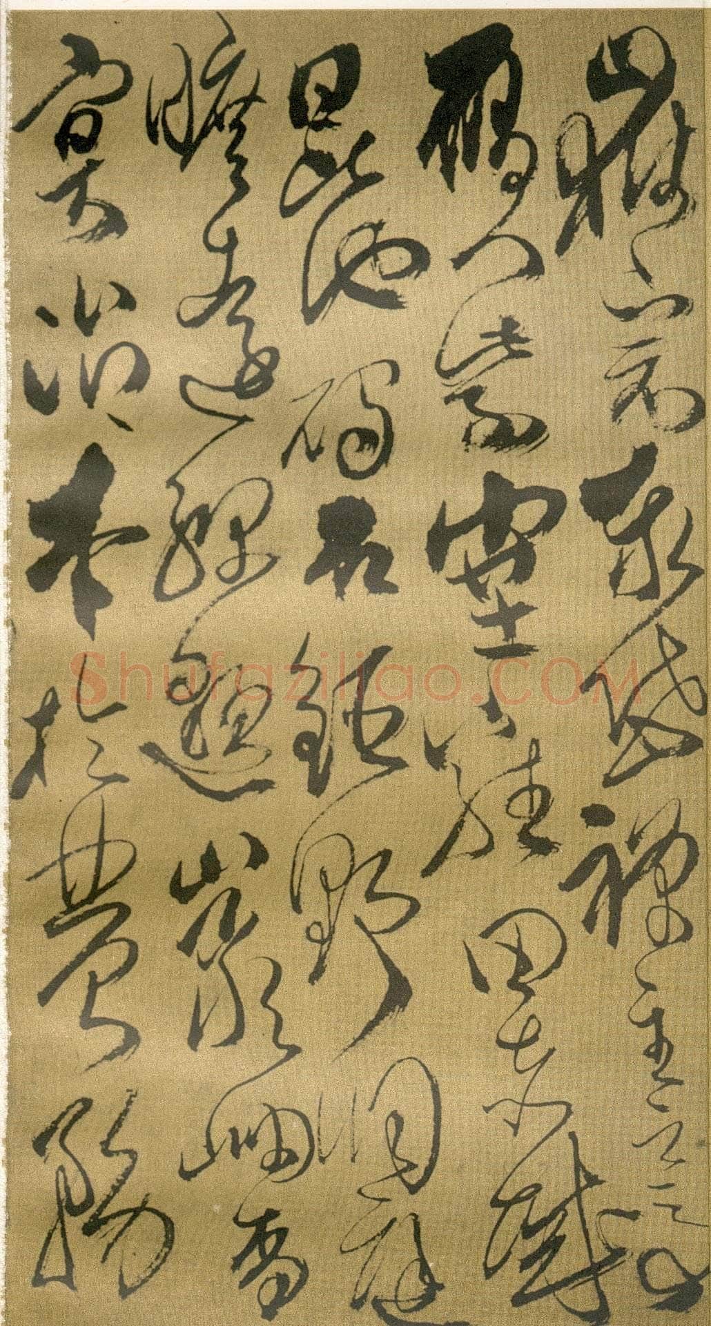 傅山《草书千字文》册 共12页 纸本 24.5×13cm 山西省博物院藏