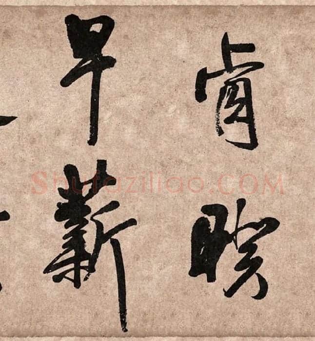 王铎行草书《题素漱剪裱册》_09