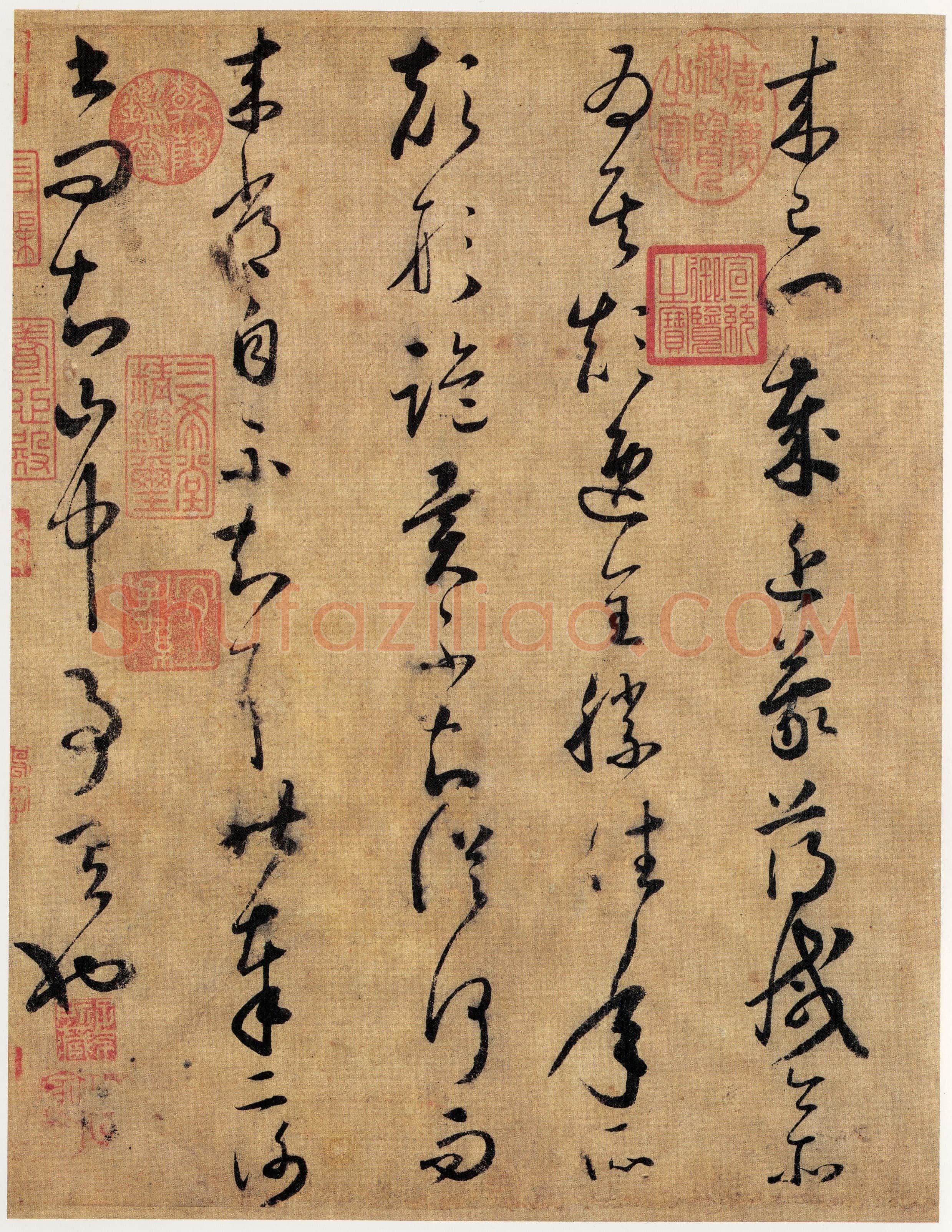 怀素《论书帖》纸本草书 38.5×40.5cm 辽宁省博物馆藏
