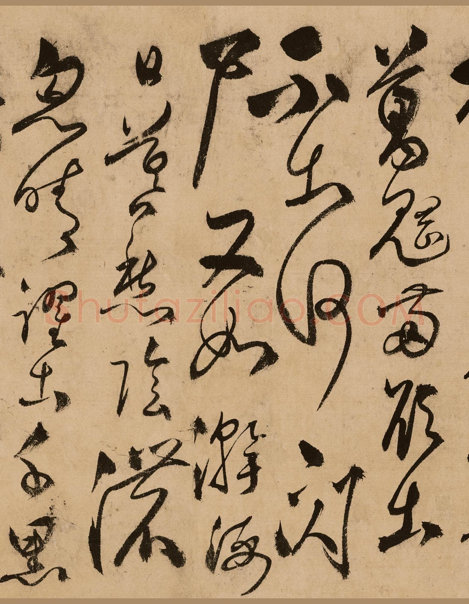 张弼《狂草任华怀素上人草书歌》(传)纸本 31.5×526cm