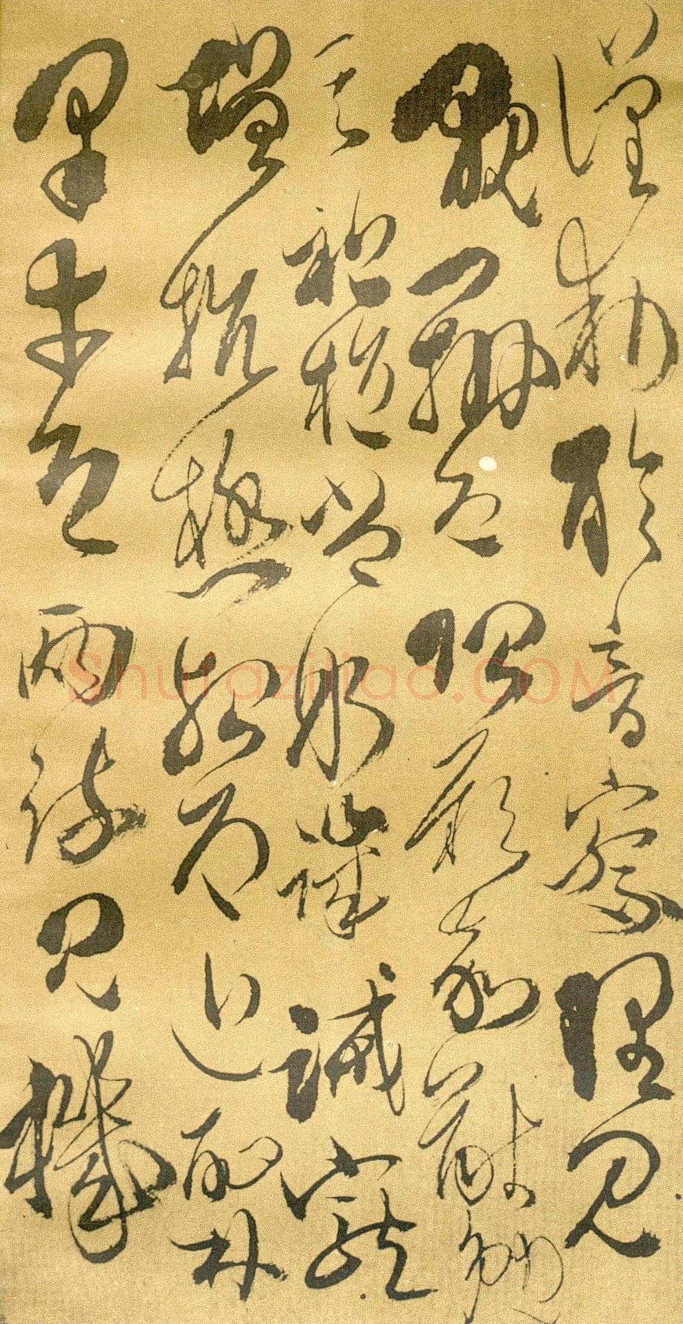 傅山《草书千字文》册 共12页 纸本 24.5×13cm 山西省博物院藏