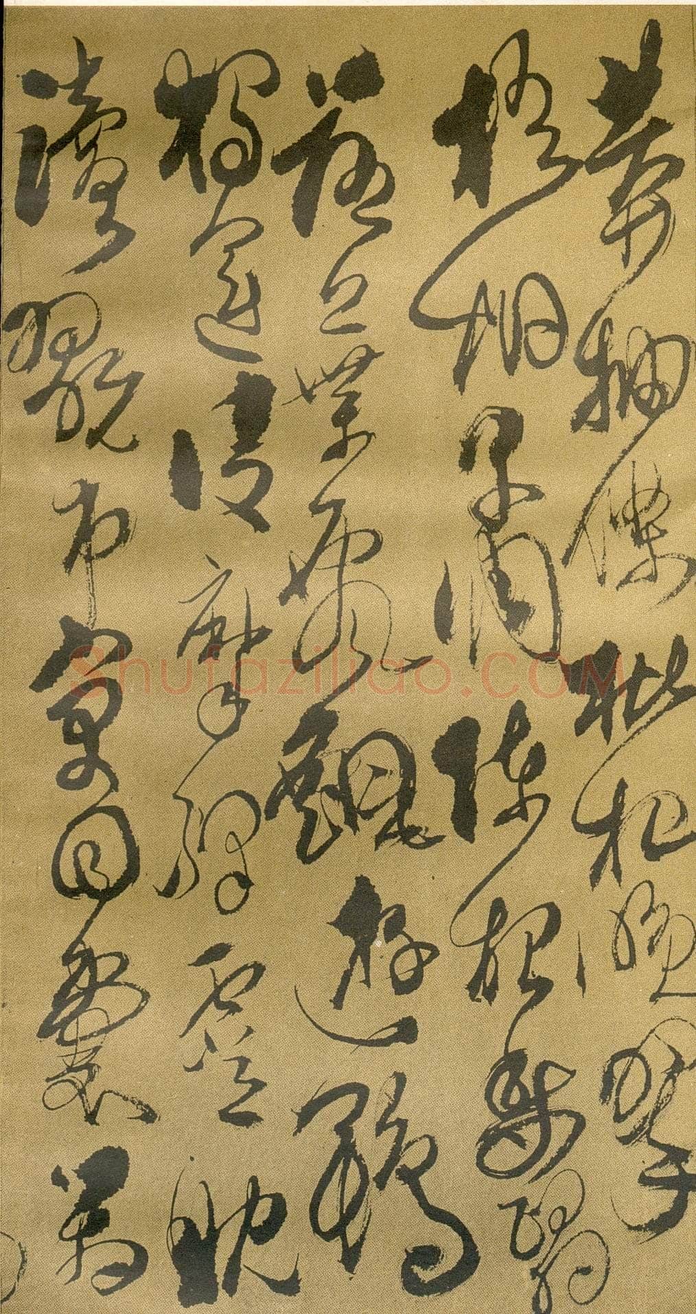 傅山《草书千字文》册 共12页 纸本 24.5×13cm 山西省博物院藏