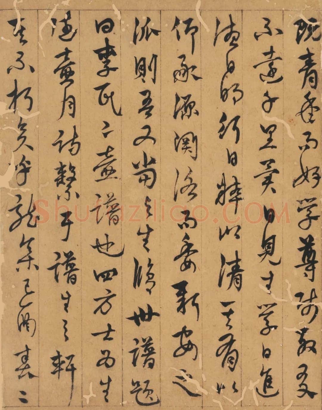 杨维祯《壶月轩记》纸本章草 册页 33×25.5cm×5 北京保利2021春季拍卖