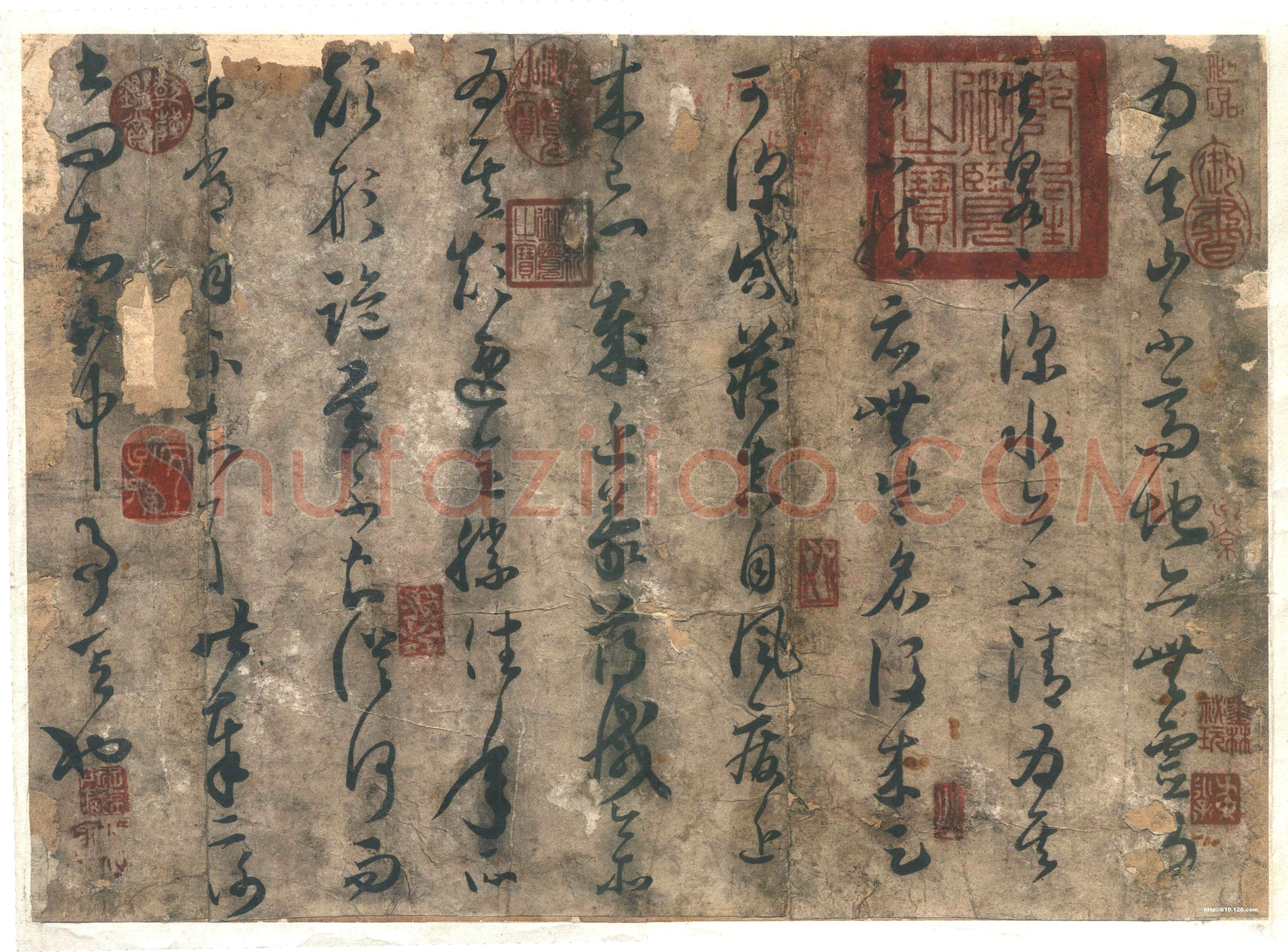 怀素《论书帖》纸本草书 38.5×40.5cm 辽宁省博物馆藏