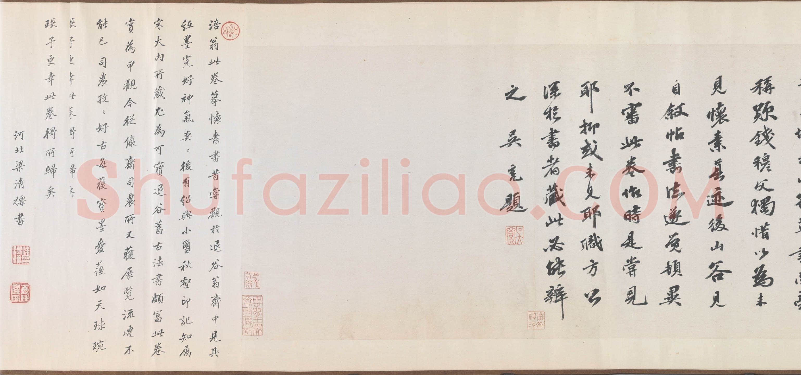 黄庭坚《诸上座草书卷》纸本,草书 33×729.5 约元符三年(1100年)北京故宫博物院藏