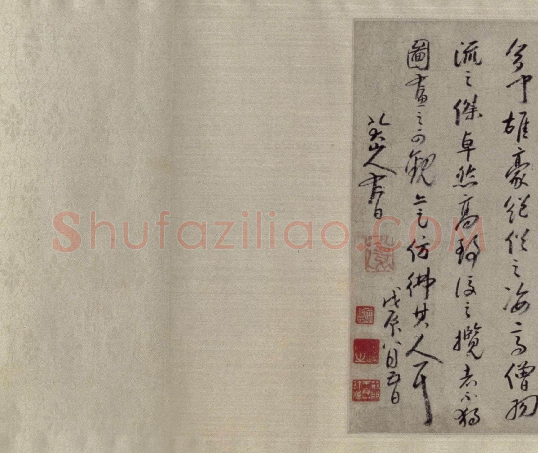 朱耷(八大山人)《西园雅集》卷 纸本 25.4X204.2cm 北京故宫博物院藏