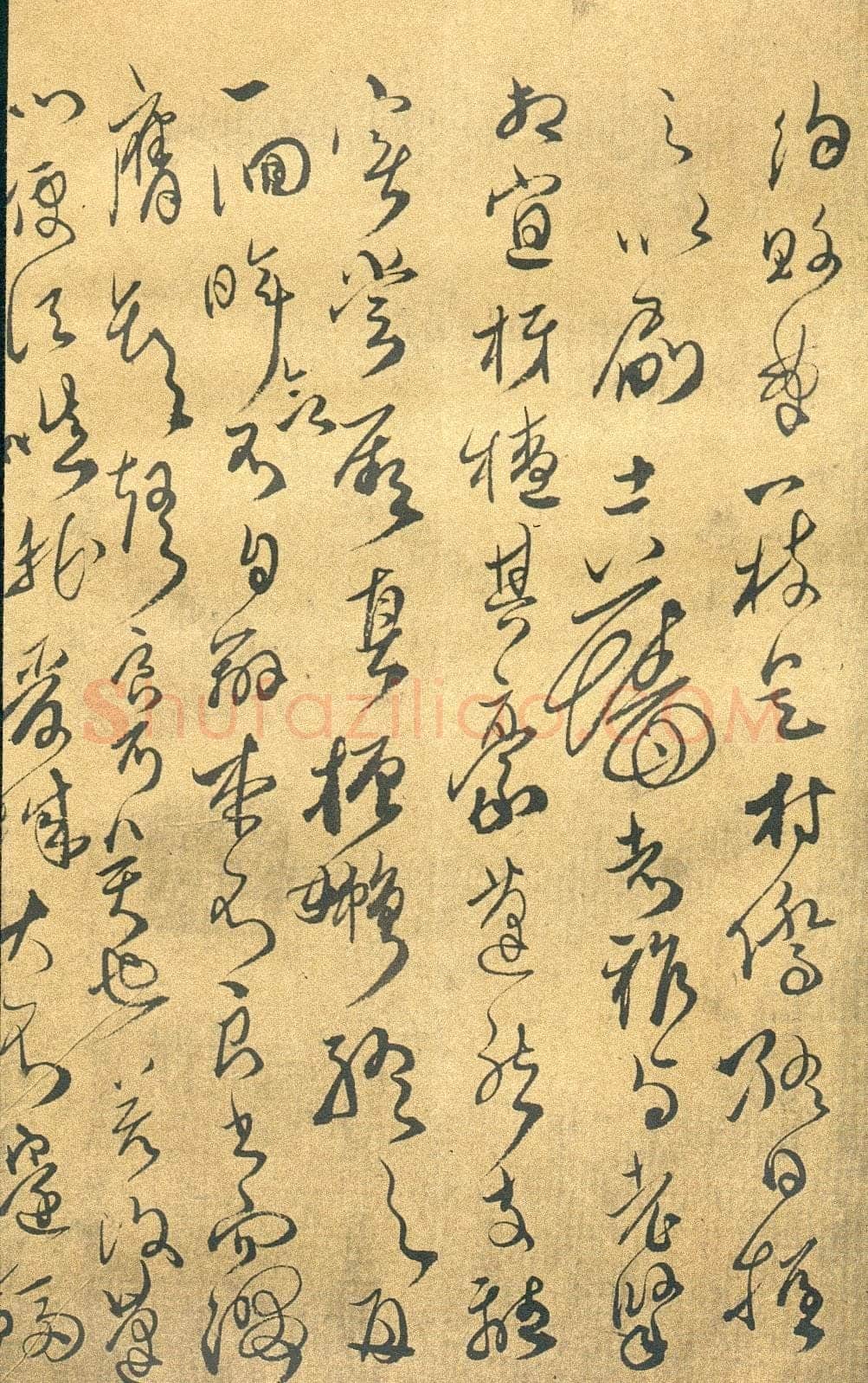 傅山《草书千字文》册 共12页 纸本 24.5×13cm 山西省博物院藏