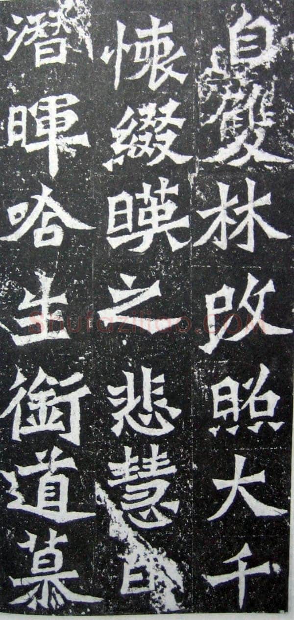 魏灵藏造像记前秦北朝碑刻碑拓,摘自前秦北朝魏灵藏薛法绍造像记