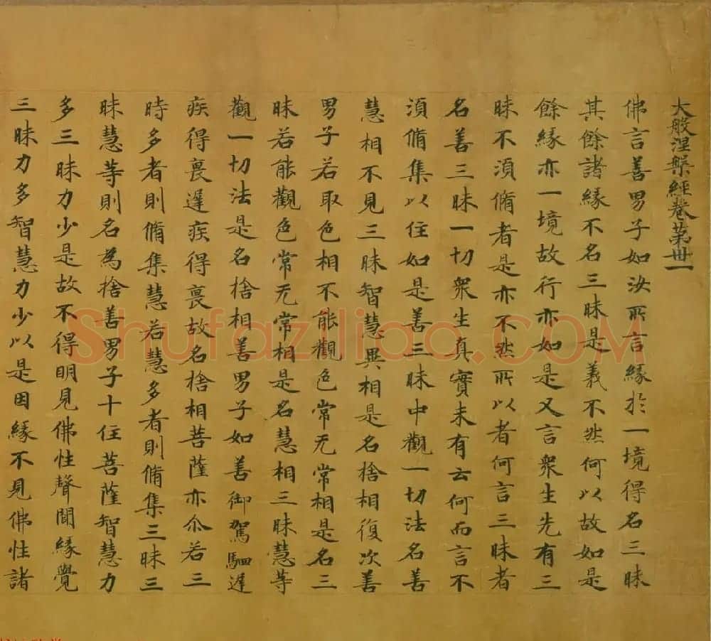 佛教经典手卷欣赏《唐人写本大般涅盘经卷第三十一》 | 敦煌写经欣赏