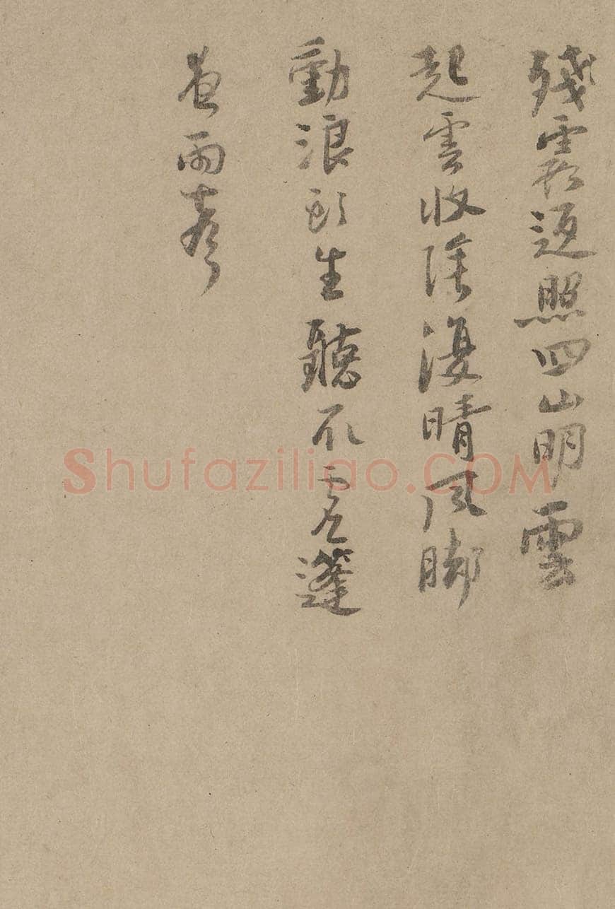 吴镇《渔父图卷》纸本 33×651.6cm 上海博物馆藏